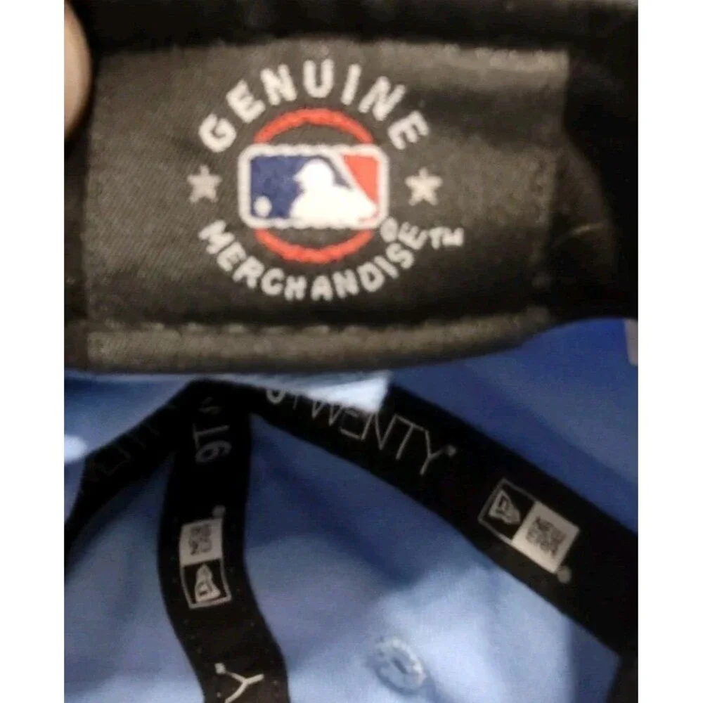 New York Yankees Light Blue Youth Hat New Era 9Twenty Cap MLB Baseball Adj Strap